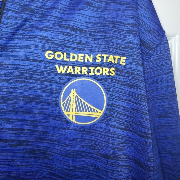 NBA Golden State Warriors Zip-up Hoodie Jacket Sz XL Blue - Picture 2 of 12